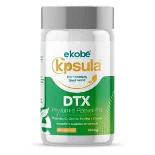  K'psula DTX Ekobé: Detox Natural e Eficaz para o Seu Corpo 60 Cápsula