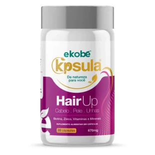 K'psula Hair Up Ekobé: Nutrição para a Saúde e Beleza dos Cabelos